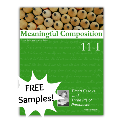 Meaningful Composition 11-I: Timed Essays and Three P's of Persuasion (Downloadable Book)