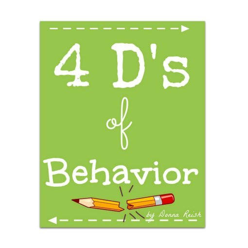 4 D's of Behavior Poster Pack