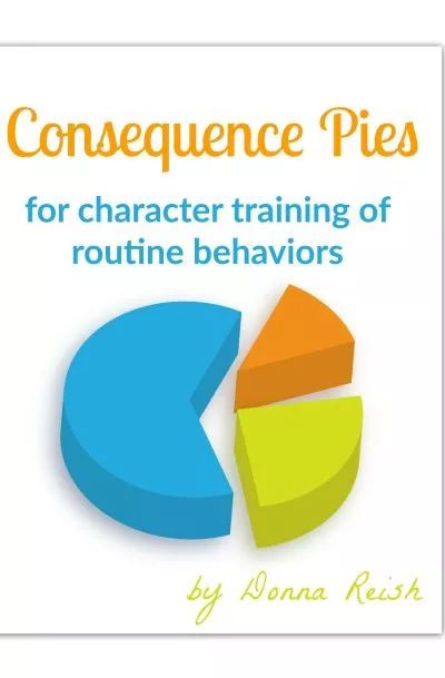 Consequence Pies - Character Training Worksheets