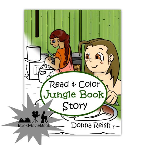 Read and Color Jungle Book Story