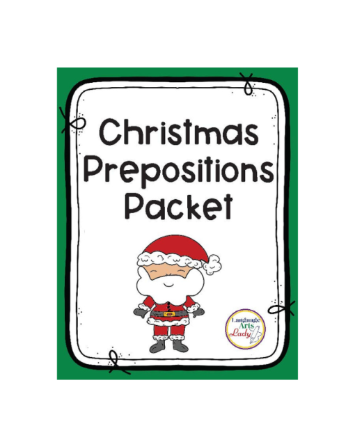 Christmas Preposition Practice