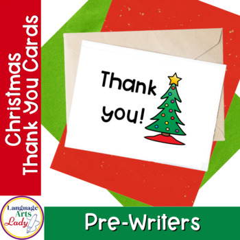 Christmas Thank You Cards | Pre-writers - Image 2